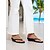 preiswerte Urlaubsandalen-Flip-Flop-Sandalen mit goldenem Keilabsatz für Damen – metallisch glänzende Strand-Sandalen für den Sommerurlaub, Reisen und die Freizeit