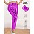 abordables Fondos-Retro Antiguo Años 70 Hasta el Tobillo Polainas Pantalones de PU Disco Patente de látex brillante Metálico Disfraz Mujer Víspera de Todos los Santos Carnaval Desfile del orgullo Mes del Orgullo Adulto