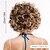 baratos Perucas Sintéticas sem Touca-Perucas sintéticas Curva solta Onda de Água Corte Assimétrico Com Franjas Fabrico à Máquina Peruca 10 polegadas A1 Cabelo Sintético Mulheres Clássico Confortável Cabelo com Luzes / Reflexos Loiro