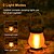 abordables Appliques d&#039;extérieur-1 lanterne solaire d&#039;extérieur étanche en corde de chanvre, lampe de camping suspendue, décoration de cour, lampe d&#039;éclairage multifonctionnelle