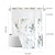 cheap Shower Curtains-No Hook Shower Curtains 180cm*180cm(70"*70"), Floral Extra Long Bathtub Curtains with Snap in Liner, Botanical Flowers Waterproof Washable Fabric Bathroom Shower Curtain Sets