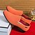 cheap Men&#039;s Slip-ons &amp; Loafers-Men&#039;s Bright Orange Breathable Mesh Loafers – Casual Prom Party Slip-On Shoes for Summer Events