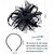 economico Fascinator-Cappello da donna con fascinator, stile anni &#039;20 e &#039;50, per feste di nozze, cocktail, fiori, rete, piume, fermaglio per capelli per carnevale