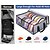 cheap Clothing &amp; Closet Storage-Hat Storage Under Bed Storage for Baseball Caps, Large Holds up to 40 Caps Wide Hat Organizer for Closet Snapback Holder, Grey
