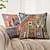 ieftine stil geometric-Pernă decorativă cu model de quilting mexican husă 1PC pătrată moale pentru canapea pernă pentru dormitor sufragerie fotoliu