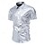 economico Cime-Disco Anni '80 Metallico Lucido Camicia Disco Costume Per uomo Costume di Carnevale Mascherata Evento / Festa Addio al Nubilato Parata dell'Orgoglio Adulti Camicia