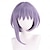 お買い得  アニメウィッグ-人工毛ウィッグ Yutenji Ruomai ストレート ナチュラルストレート アシメントリー・ヘアカット ニートバング 機械製 かつら 14 インチ A1 合成 女性用 ファッショナブル クラシック 快適 パープル