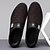 billiga Tillfällig-svarta slip-on sneakers för män med texturerad design – bekväma skor för vardags- och vardagsbruk