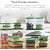 cheap Kitchen Storage-17PCS Food Container Fridge Bins, Leakproof Food Grade Plastic Various Sizes with Lid for Leftover Meals