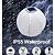 billige Landskapslys-12&quot; solenergi papir lanterner drevne lanterner vanntette utendørs nylon klut papir lanterne lamper hage hengende