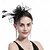 voordelige Bruiloft Zendspoel-Helm Tule Veren Bruiloft Avond Feest Elegant Bruiloft Met Veer Helm Hoofddeksels