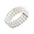 baratos Conjuntos de Jóias-Conjuntos de joias de noiva 1 Imitação de Pérola 1 Bracelete Brincos Colares Mulheres Elegante à moda Luxo Fofo Geométrico Alegria Forma Geométrica Conjunto de jóias Para Traje de festa para noite