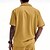 preiswerte Freizeithemden für Herren-Herren Hemd Sommerhemd Freizeithemd Strandhemd Knopfhemd Schwarz Weiß Gelb Marineblau Braun Kurzarm Einfach Revers Urlaub Hawaiianisch Fronttasche Bekleidung Polyester Mode Lässig Bequem