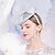 cheap Party Hats-Hats Sinamay Saucer Hat Top Hat Sinamay Hat Wedding Cocktail Elegant Wedding With Floral Headpiece Headwear