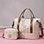 abordables almacenamiento de equipaje y viajes-Conjunto de 2 bolsos de fin de semana, bolso de viaje con compartimento para zapatos y bandolera, bolso de gimnasio para mujer y hombre, bolso de mano de gran capacidad para pasar la noche con