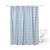 Douchegordijnen voor Badkamer Polyester Waffle Textuur Strooi Patroon Douchegordijn met Metalen Ogen en Plastic Haken 180cm*180cm (70"*70") voordelige Douchegordijnen-Douchegordijnen voor Badkamer Polyester Waffle Textuur Strooi Patroon Douchegordijn met Metalen Ogen en Plastic Haken 180cm*180cm (70"*70")