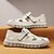 abordables Sandalias casuales-Sandalias deportivas blancas de punta cerrada para hombre, con tiras ajustables y suela resistente para actividades al aire libre y deportes acuáticos.