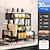 cheap Kitchen Storage-Metal Kitchen Storage Rack, Multi-Functional Spice and Knife Storage Organizer, Cutting Board, Utensil Organizer, Sturdy &amp; Easy to Assemble, Ideal for Spices, Condiments, Utensil Racks Industrial Styl