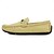 abordables Chaussures sans lacets &amp; mocassins-Mocassins jaunes pour hommes avec boucle en métal, chaussures de conduite décontractées à enfiler, parfaites pour les vacances de printemps et d&#039;été