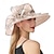 economico Cappelli da Festa-Cappello derby Kentucky 2025 per donna, fascinator in organza per Pasqua, festa del tè, sposa, chiesa, cappello da sole domenicale