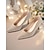 billiga Cocktail-dam champagne strass spetsiga klackar för kattungar – eleganta slip-on glitter pumps för cocktailpartyn och högtidsfirande