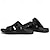preiswerte Urlaubsandalen-Herren Sandalen Spaziergang Lässig Mikrofaser Bequem Rutschfest Atmungsaktiv Loafer Schwarz Braun Sommer Frühling Herbst