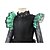 abordables Disfraces de niñas-Bruja Hada Elfaba Vestidos Vestidos de tul Disfraz de cosplay de película Disfraz de carnaval Noche de Walpurgis Vestirse Cosplay de película for Chica Niños Víspera de Todos los Santos Carnaval Día