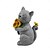 abordables Éclairages pour allées-1 lampe solaire d&#039;extérieur pour paysage, chat câlinant un tournesol, décoration lumineuse pour cour, jardin, pelouse, chemin, queue lumineuse décorative, papillon brillant