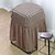 abordables Funda para silla de comedor-1 funda para taburete de silla de seersucker, funda para taburete de hogar, cojín de asiento con todo incluido para comedor