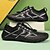 abordables Baskets-Homme Basket Chaussures pieds nus Chaussures Tendances Canyoning Occasionnel Cuir PU Maille Respirant Confortable Antidérapant À lacets Noir / Rouge Noir Bleu Roi Été Printemps