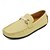 abordables Chaussures sans lacets &amp; mocassins-Mocassins jaunes pour hommes avec boucle en métal, chaussures de conduite décontractées à enfiler, parfaites pour les vacances de printemps et d&#039;été