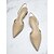 billige Stiletto hæler-slingback pumps med spiss tå for kvinner – lav hæl hæler i kunstskinn for elegante kontor- og kjoleanledninger