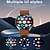 abordables Moins de 40 $-iMosi HW20 Montre intelligente 1.52 pouce Smartwatch Montre Connectée Bluetooth Podomètre Rappel d'appel Moniteur de Sommeil Compatible avec Android iOS Unisexe Appels Mains Libres Étanche Contrôle