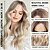 economico Parrucche trendy sintetiche-Parrucche lunghe ondulate da castano a biondo per donne, 27 parrucche lunghe e ricce, parrucca naturale ombré resistente al calore con rete per parrucca, parrucche sintetiche per donne, feste in