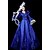 abordables Robes-ancien Rococo Renaissance Maxi Robe Normal Juliette Princesse Mariée Plissé Volanté Princesse Col rond Déguisement Femmes Halloween Carnaval Mascarade Soirée Halloween Performance Adultes