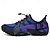 cheap Men&#039;s Sneakers-Men&#039;s Sneakers Upstream Shoes Canyoning PU Leather Mesh Breathable Comfortable Slip Resistant Lace-up Black Dark Purple Blue Summer Spring
