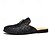 economico Casuale-muli da uomo con nappe glitterate argentate – scarpe eleganti senza schienale scintillanti per balli di fine anno e spettacoli serali