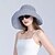 billige Hatter-solhatt for kvinner bred brem sommer upf50 uv-beskyttelsesstripe lett fottur utendørs caps