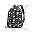abordables Sacs à dos pour Enfants et Adolescents-Sac à dos d'école fleuri pour filles – sac à dos matelassé léger avec décor de chaîne et tissu résistant à l'eau pour les adolescentes et les collégiens