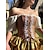 ieftine Rochie-Medieval Renascentist Rochii Rochii de bal Rochie Lungă Viching Cavaler celtic Costume de fancy Pentru femei Regal Halloween Carnaval Mascaradă Performanță LARP Ren Faire Adulți Rochie