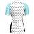 abordables Maillots pour femmes-Femmes Maillot de cyclisme À pois Manche Courte Cyclisme T-shirt Maillot avec 3 poches arrière VTT Vélo tout terrain Séchage Rapide Design Anatomique Évacuation de l&#039;Humidité Respirant Des sports