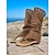 abordables Sandalias de Vacaciones-Sandalias de tacón alto con punta abierta para mujer, color tostado, con diseño perforado y cuña de corcho, ideales para vacaciones de verano y fiestas en la playa.