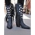 abordables Cowboy et bottes occidentales-Bottes western bohèmes roses à franges étoiles pour femmes – style cowgirl chic avec talon bloc pour les festivals de musique et les tenues décontractées