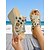 preiswerte Keilsandalen-Damen-Keilsandalen im Boho-Stil mit goldenen Strasssteinen – glitzernde Slip-On-Plateau-Absätze für Strandurlaube, Sommerpartys und Urlaubskleidung