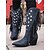 abordables Cowboy et bottes occidentales-Bottes western bohèmes roses à franges étoiles pour femmes – style cowgirl chic avec talon bloc pour les festivals de musique et les tenues décontractées