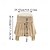 abordables Funda para silla de comedor-1 funda para taburete de silla de seersucker, funda para taburete de hogar, cojín de asiento con todo incluido para comedor