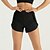 abordables Shorts de yoga et motards-Shorts de yoga Femmes Yoga Entraînement en salle Pilates Shorts Bas Taille haute Des sports Tenues de Sport Élastique Mince Noir Bleu Roi