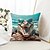 baratos estilo animal-Capa de Almofada Decorativa engraçada com Crocodilo 1PC Almofada Quadrada Macia para Sofá Capa de Almofada para Quarto Sala de Estar Cadeira