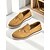 economico Slip-ons e mocassini da donna-mocassini con plateau in finta pelle scamosciata da donna con dettaglio di nappe: stile trendy e alla moda per giornate casual in ufficio e uscite quotidiane