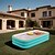 cheap Pools, Hot Tubs &amp; Supplies-Inflatable Swimming Pools, Rectangular Inflatable Swimming Pool for Kids, Family Blow up Pool, Lounge Inflatable Pool for Backyard Garden Outdoor, Easy to Inflatable